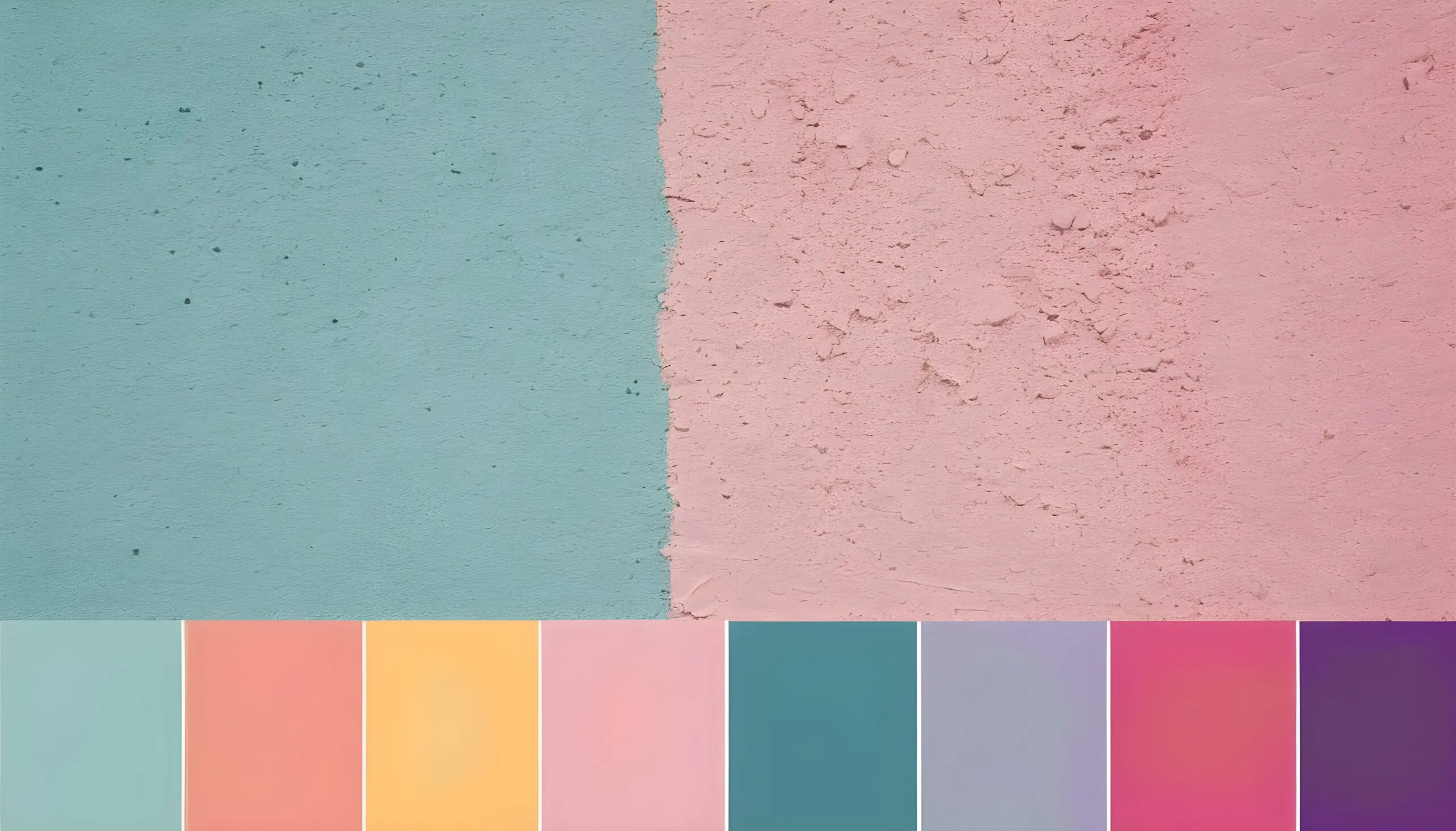 Colorful palette.