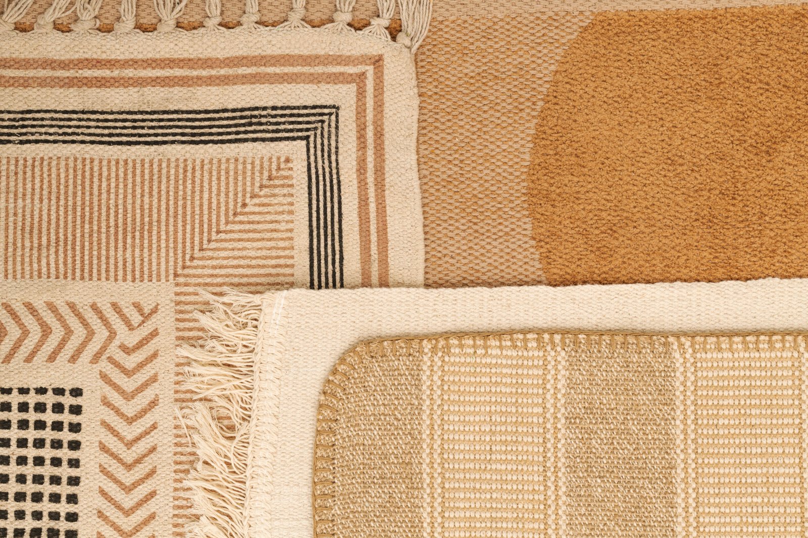 Boho rug, Aesthetic textile background, ethnic pattern.