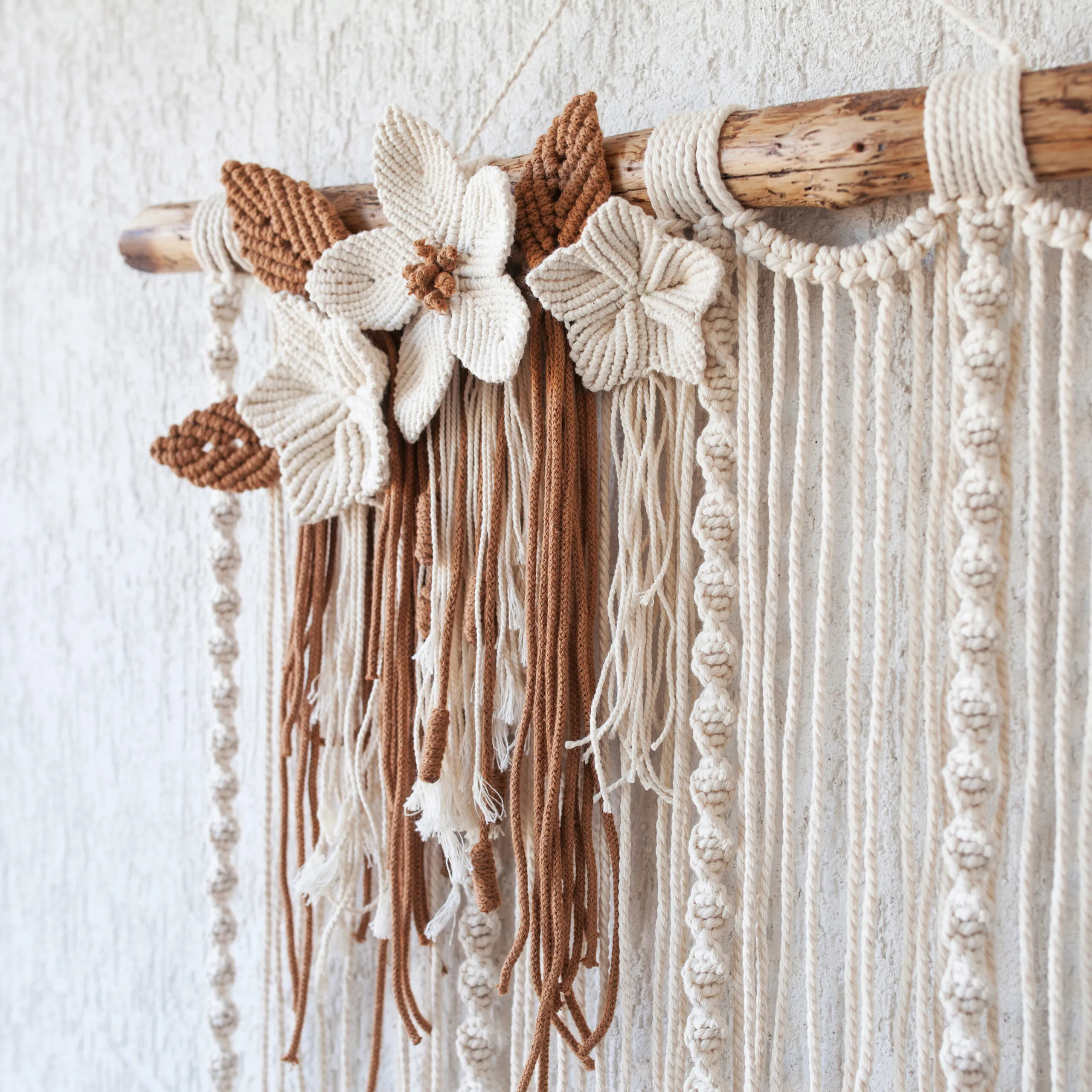 Handmade macrame wallhanging.