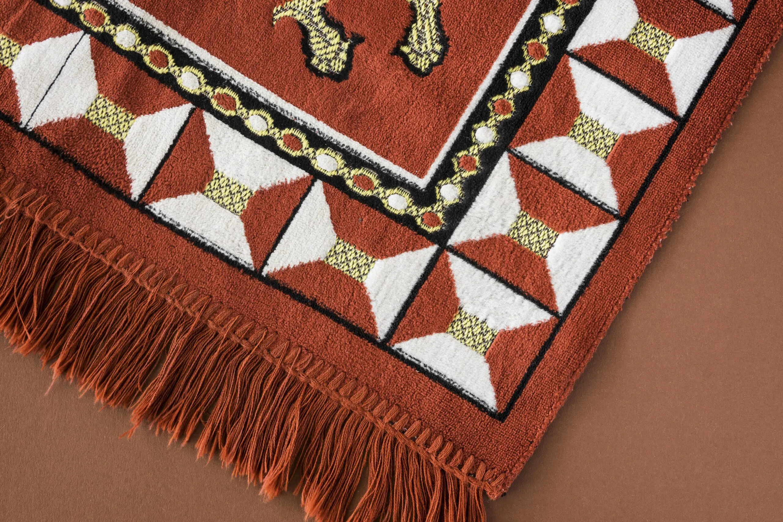 Religious textile rug.
