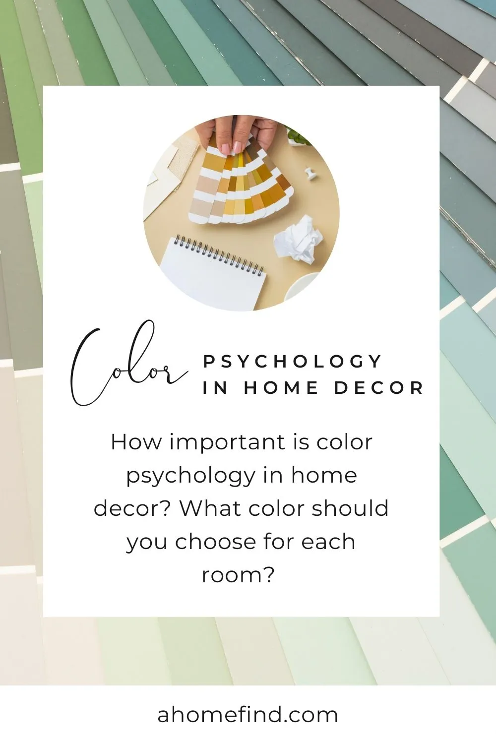 Color Psychology pinterest pin.