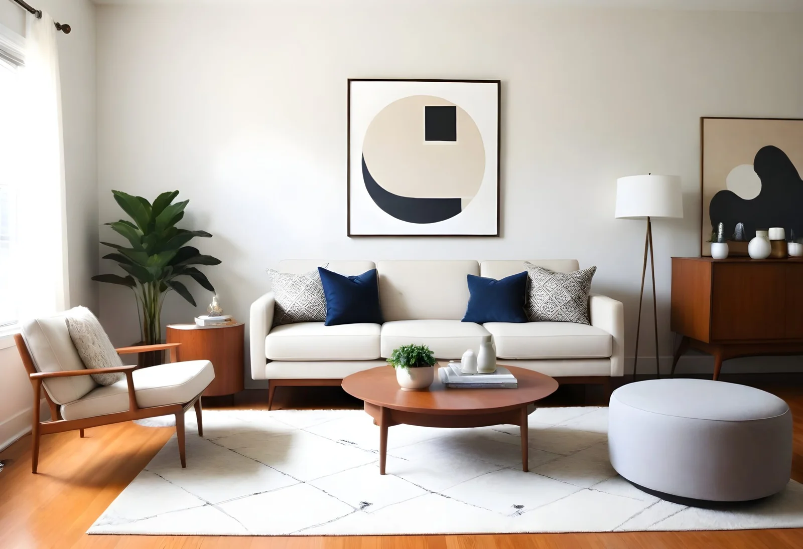 How To Create A Beautiful Mid Century Modern Living Room