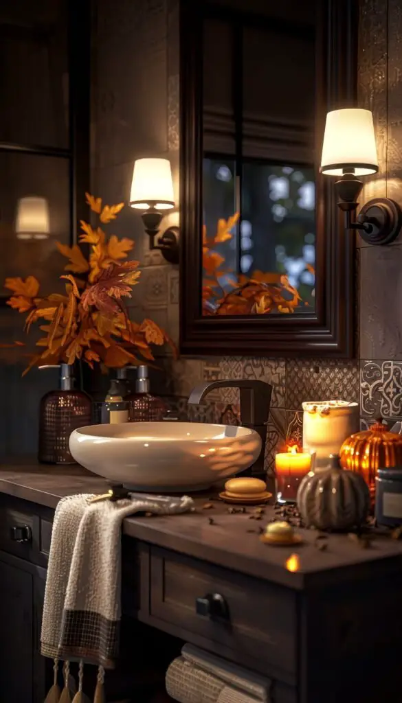 10 Fall Bathroom Decor Ideas For A Beautiful Autumn Bathroom